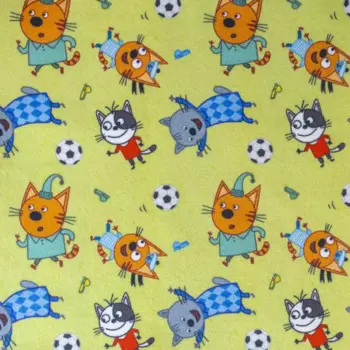 Ковровое покрытие Роял Тафт Three cats полиамид ширина 4 м 310_6700 цвет зеленый