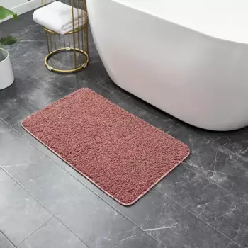 Ковер Teddy 50x80 см полиэстер цвет красный