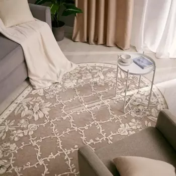 Ковер вискоза Genova 262/652590 160x230 см овальный цвет бежевый