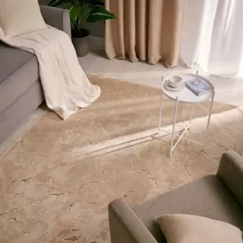 Ковер вискоза Рим 1047W 160x235 см цвет бежевый