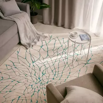 Ковер вискоза Рим 809Q 195x280 см цвет бежевый