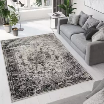 Ковер вискоза Рим 814X 160x235 см цвет серый