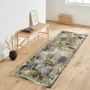 Ковер вискозаСимфония/28X 75x150 см цвет мультиколор