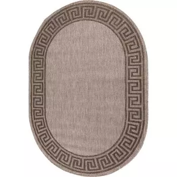 Ковёр «Дели» 107-11, 1.2х1.7 м, цвет серый