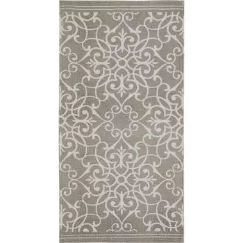 Коврик декоративный хлопок Inspire Lesia 60x120 см цвет бежевый