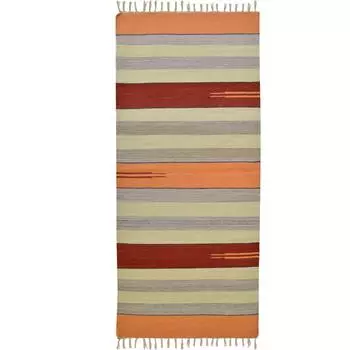 Коврик декоративный хлопок Inspire Naelie 60x180 см цвет мультиколор