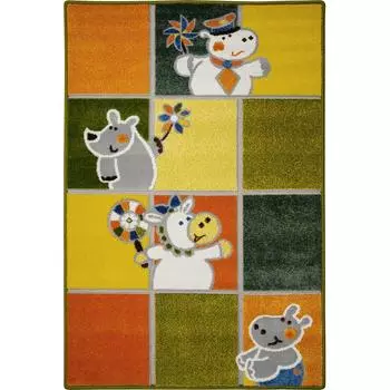 Ковёр Киндер-Микс «Весёлая компания», 1.5x2.3 м