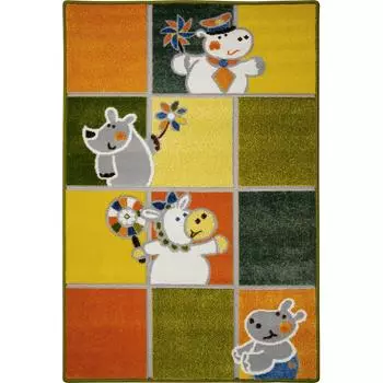 Ковёр Киндер-Микс «Весёлая компания», 1x1.5 м