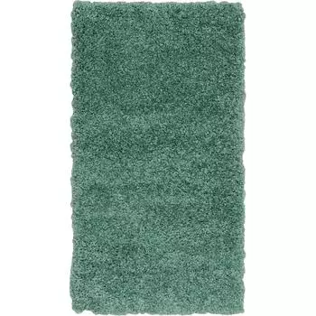 Ковёр полипропилен Шагги Тренд L001 60x110 см, цвет бирюзовый