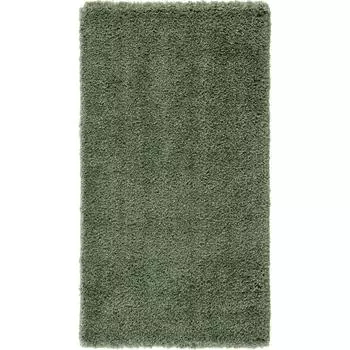 Ковёр Ribera 0.6x1.1 м цвет тёмно-зелёный