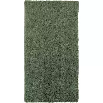 Ковёр Ribera 0.8x1.5 м цвет тёмно-зелёный