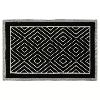 Коврик декоративный Casa Venezia 01-Bl 48x75 см цвет черный