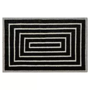 Коврик декоративный Casa Venezia 02-Bl 48x75 см цвет черный