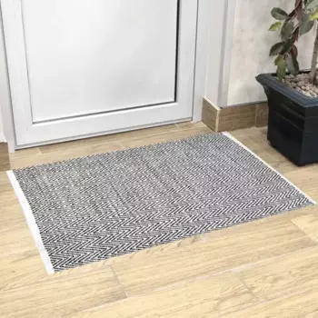 Коврик декоративный Ctim Агра IC-14435 80x150 см цвет черный