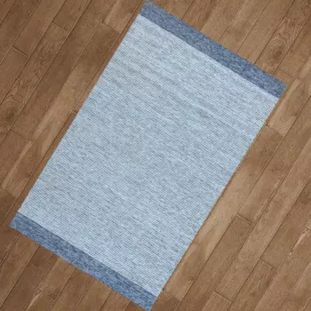 Коврик декоративный CTIM Лаос 384 55x85 см акрил цвет синий