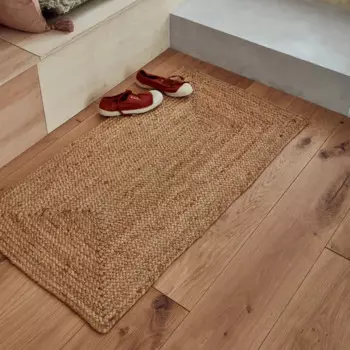 Коврик декоративный джут Ctim Aurum 60x110 см цвет бежевый