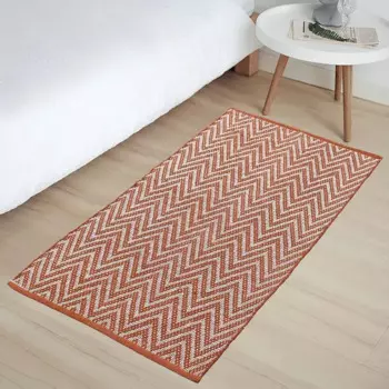 Коврик декоративный хлопок Шеврон IC-16761 см цвет 80x150 см цвет красный