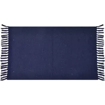 Коврик декоративный хлопок Solid Mat JBT-001-04 50x80 см цвет синий