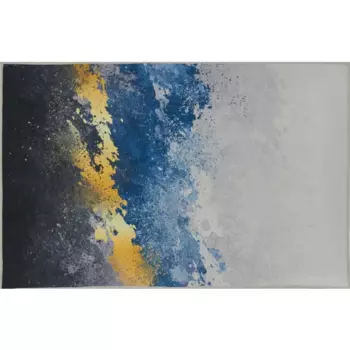 Коврик декоративный хлопок Залив 60x90 см цвет разноцветный