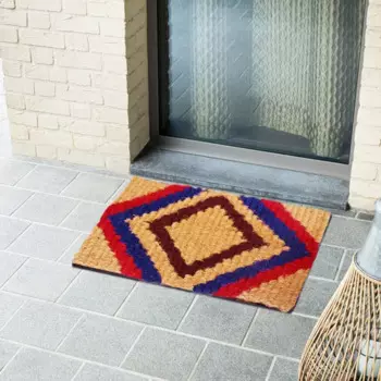 Коврик декоративный кокос Velcoc Flamenco 2 40x70 см цвет разноцветный