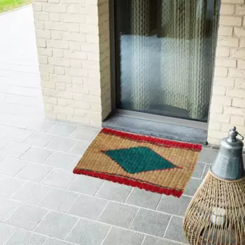 Коврик декоративный кокос Velcoc Flamenco 3 40x70 см цвет разноцветный