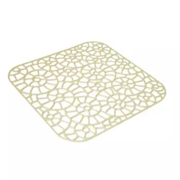 Коврик для мойки Мартика Грата 28x28 см полипропилен цвет слоновая кость