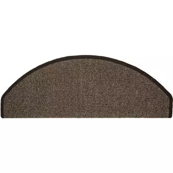 Коврик для ступеней полипропилен 28х65 см цвет коричневый