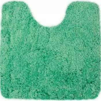 Коврик для туалета 55х55 см цвет зелёный