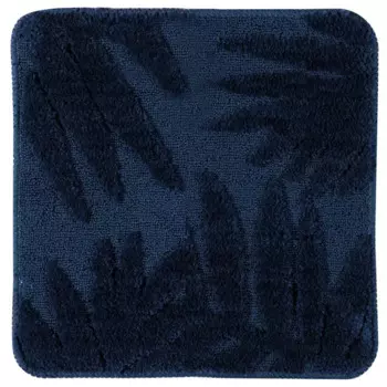 Коврик для туалета Пальма 45x45 см цвет синий