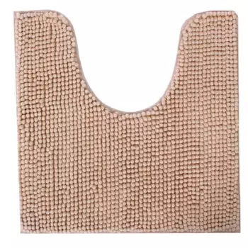 Коврик для туалета Swensa Merci 45x45 см цвет бежевый