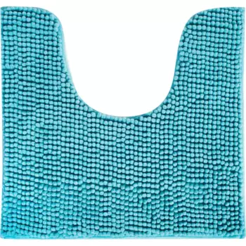 Коврик для туалета Swensa Merci 45x45 см цвет темно-голубой