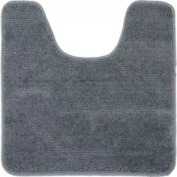 Коврик для туалета Swensa Presto микрофибра 50x50 см цвет графитовый
