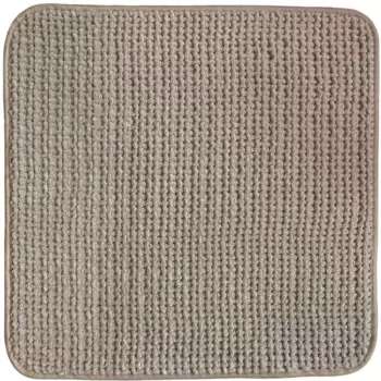 Коврик для туалета Swensa Slot 50x50 см цвет серо-коричневый