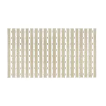 Коврик для ванной Аквалиния Идеал противоскользящий 38x69 см цвет бежевый