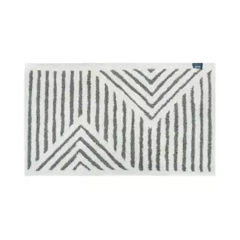 Коврик для ванной Fixsen Coner 70x120 см цвет черно-белый