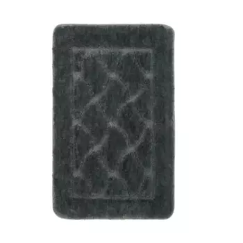Коврик для ванной Fixsen Link 50x80 см цвет графит