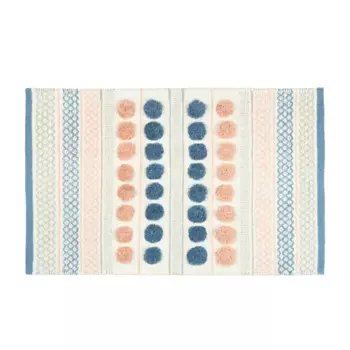 Коврик для ванной Fixsen Lotus 50x80 см цвет розовый