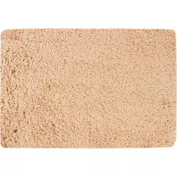 Коврик для ванной 60x90 см цвет бежевый