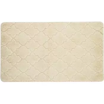 Коврик для ванной Bath Plus Лана прямоугольный 70x120 см цвет бежевый