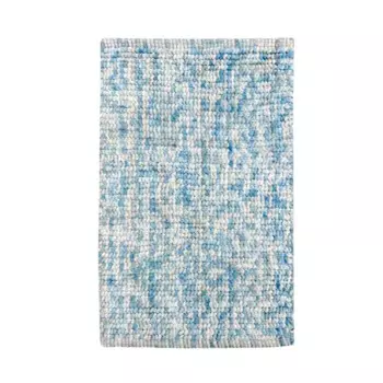 Коврик для ванной Lemer Selection 50x80 см цвет голубой