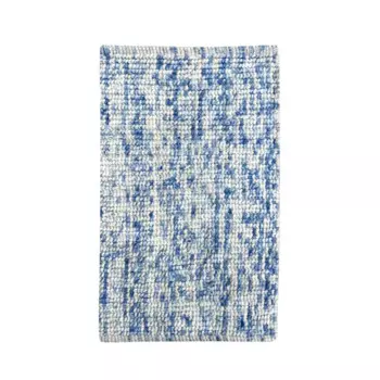 Коврик для ванной Lemer Selection 50x80 см цвет синий