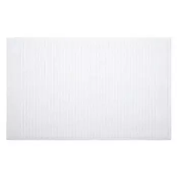 Коврик для ванной махровый 50x80 см цвет белый