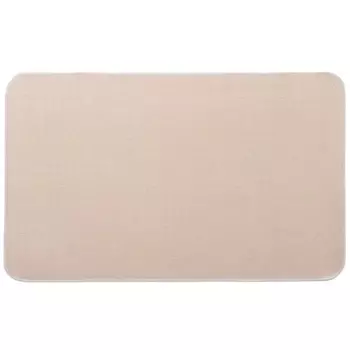 Коврик для ванной Swensa Canva 50x80 см цвет бежевый