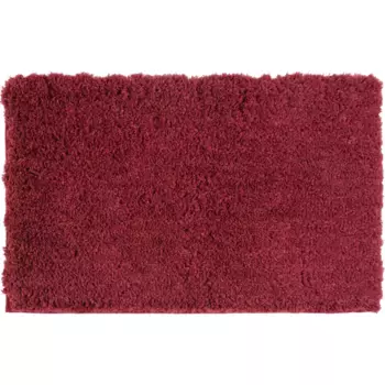 Коврик для ванной Swensa Lungo 80x50 см цвет тёмно-красный
