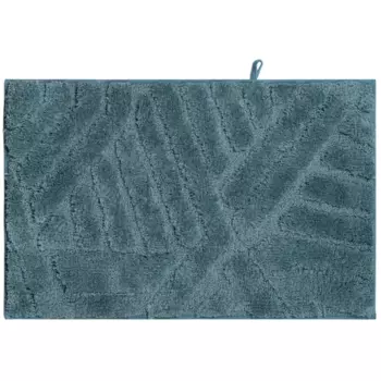 Коврик для ванной Swensa Noor 50x80 см цвет бирюзовый