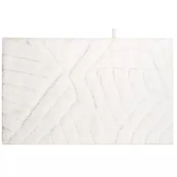 Коврик для ванной Swensa Noor 50x80 см цвет белый