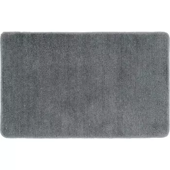 Коврик для ванной Swensa Presto 50x80 см цвет графитовый