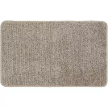 Коврик для ванной Swensa Presto 80x50 см цвет бежевый