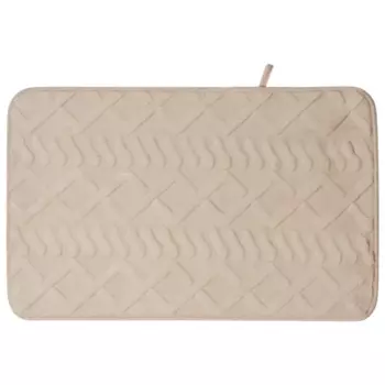 Коврик для ванной Swensa Warm 50x80 см цвет бежевый