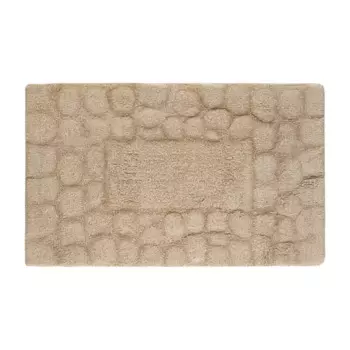 Коврик для ванной Verran Stones 50x80 см цвет бежевый